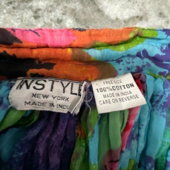 Instyle New York Skirt Size Free Size Womens Multicolor (A1) Boho Hippie Chic - Picture 6 of 6